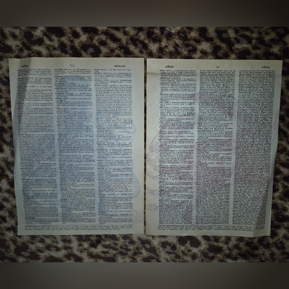 2 Ocean Life Book Art Prints - Picture 4 of 12